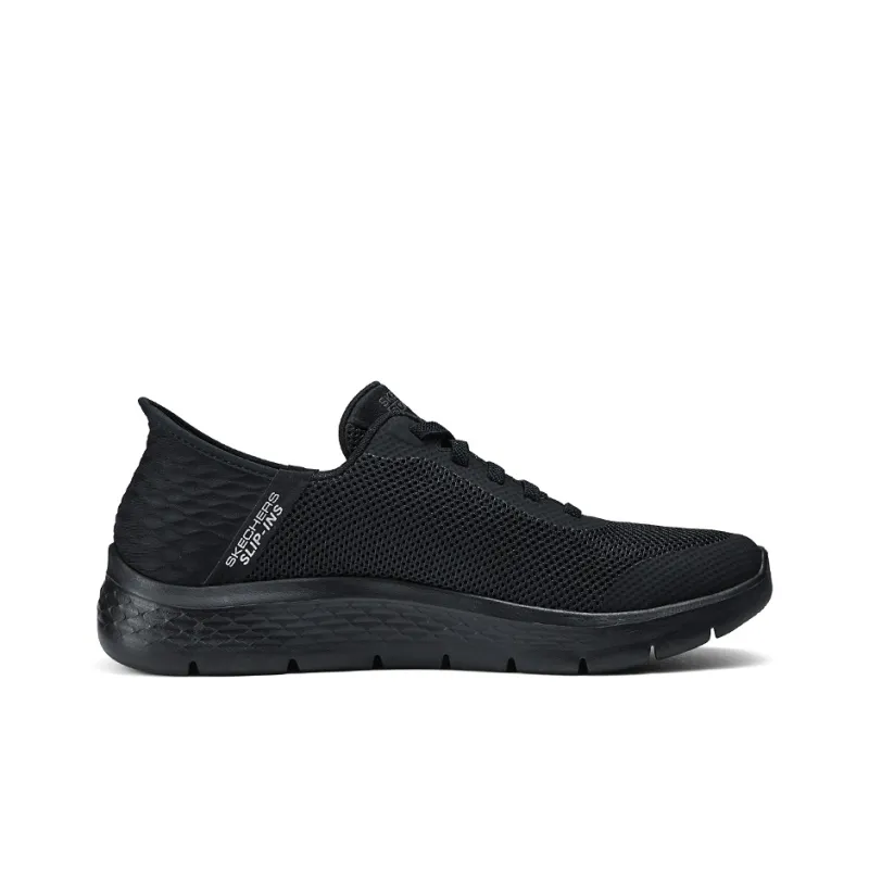 Skechers Go Walk Fle Cushioning Anti Slip And Wear Resistant Low Top Casual Running Shoes Men's Black-1