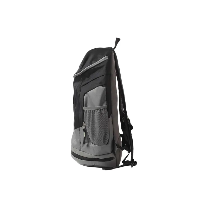 Nike Polyester Backpack Unisex Black/Gray/Neon Green-2