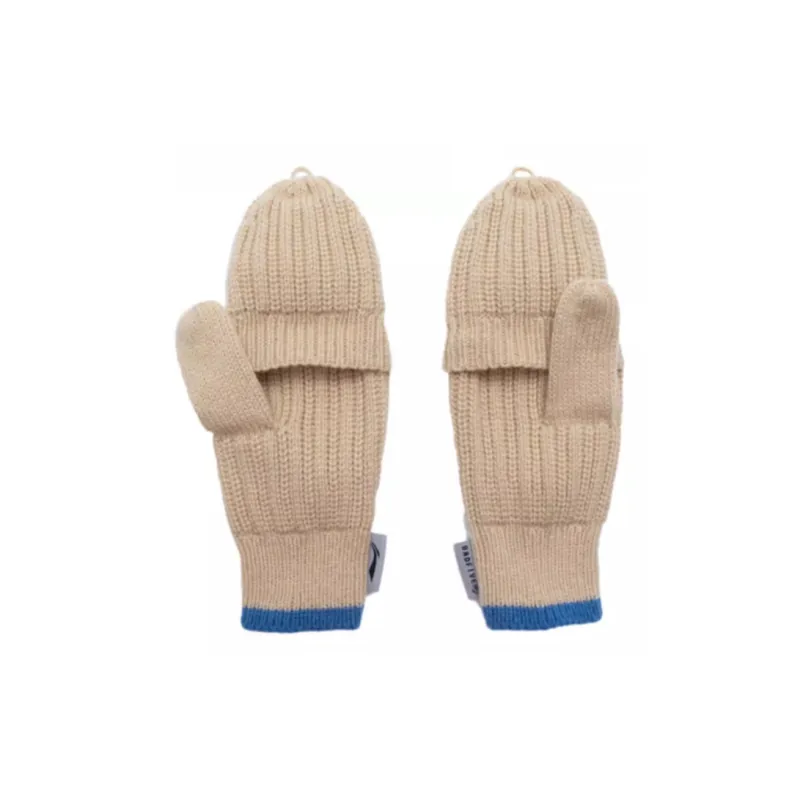 LiNing Knit Gloves Unisex Creamy Brown-1