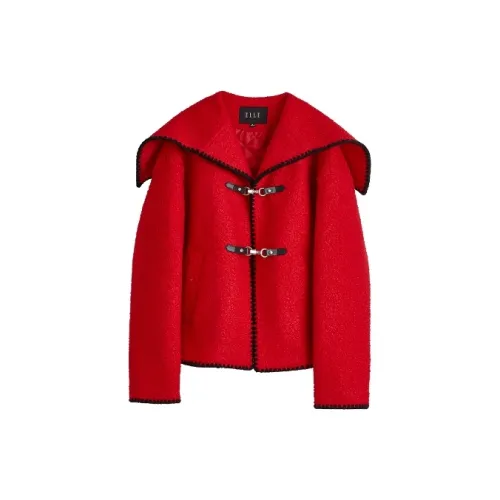 ELLE Jackets Women's Large Red