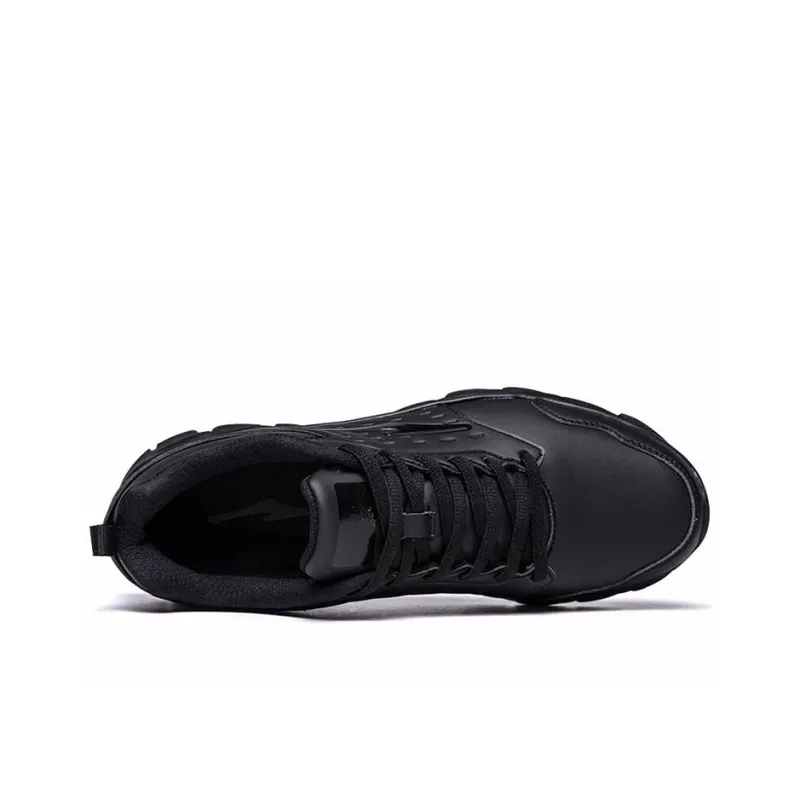 Erke Low Top Running Shoes Men's Black-2