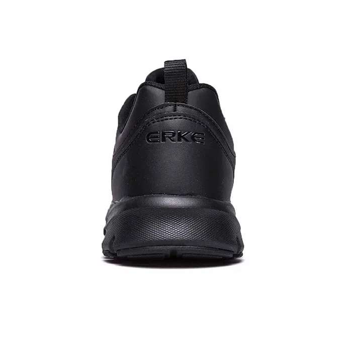 Erke Low Top Running Shoes Men's Black-3