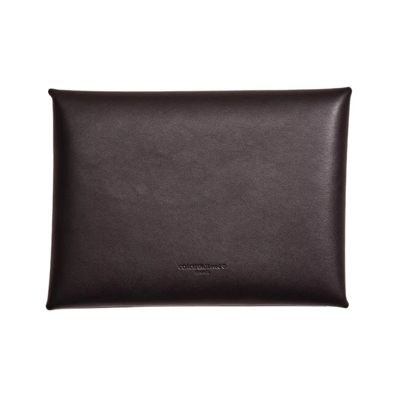 COACH Pouch Leather Wrist Bags Clutches Extra Large Women's Black-1