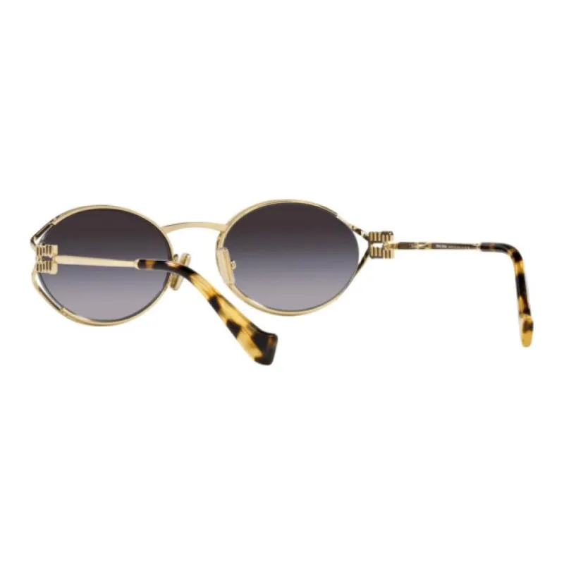 MIU MIU Oval Frame Sunglasses-4