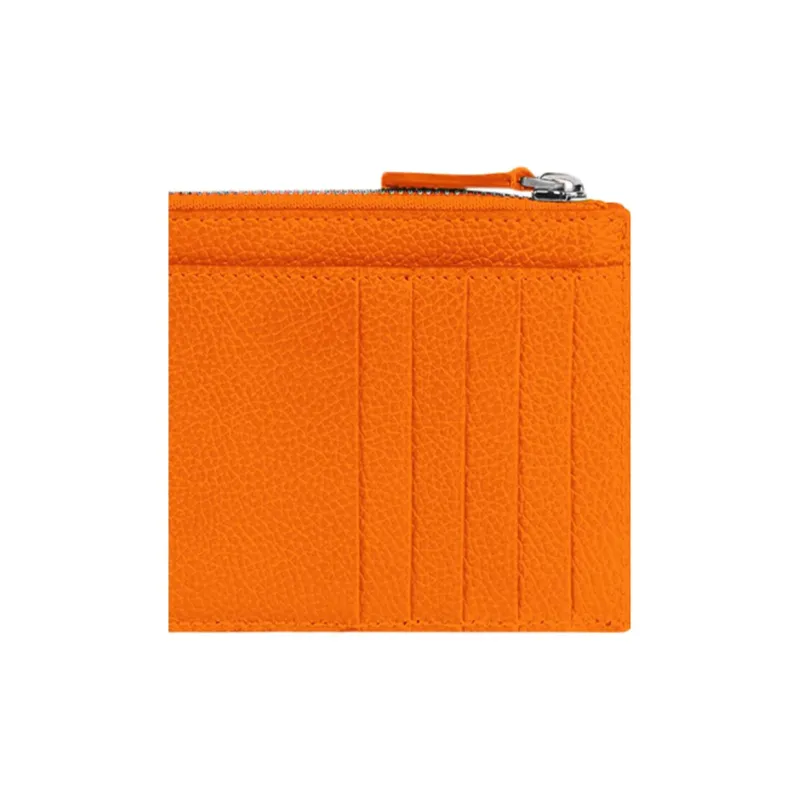Balenciaga Calfskin Coin Purse Men's Orange-3