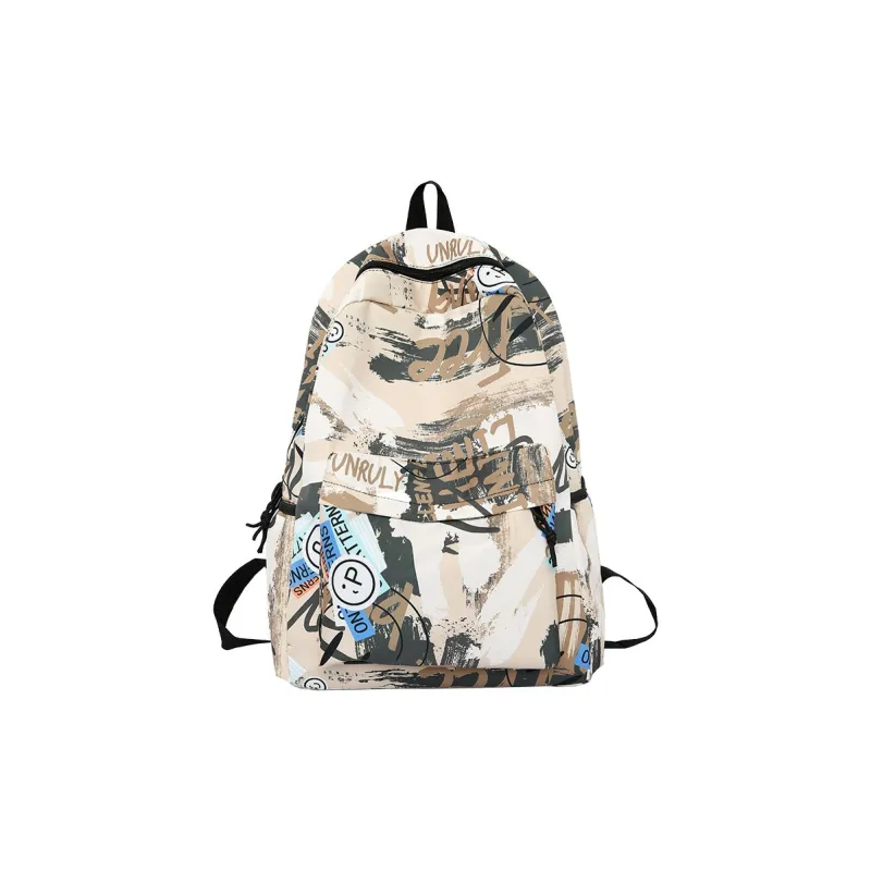 KAKAXI Nylon Laptop Backpack Unisex Black/Blue/Green/Khaki-8