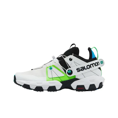 SALOMON Xa Pro Street 2 Hiking / Trekking Shoes Unisex Low-Top White/Black/Green