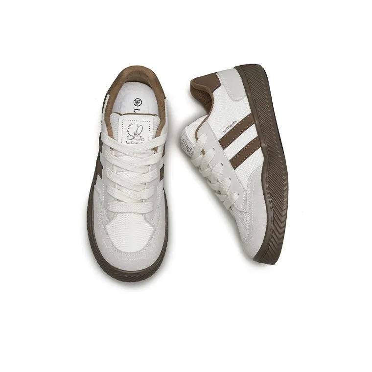 La Chapelle Wear-resistant And Lightweight Low-Top Skateboard Shoes Women's-12