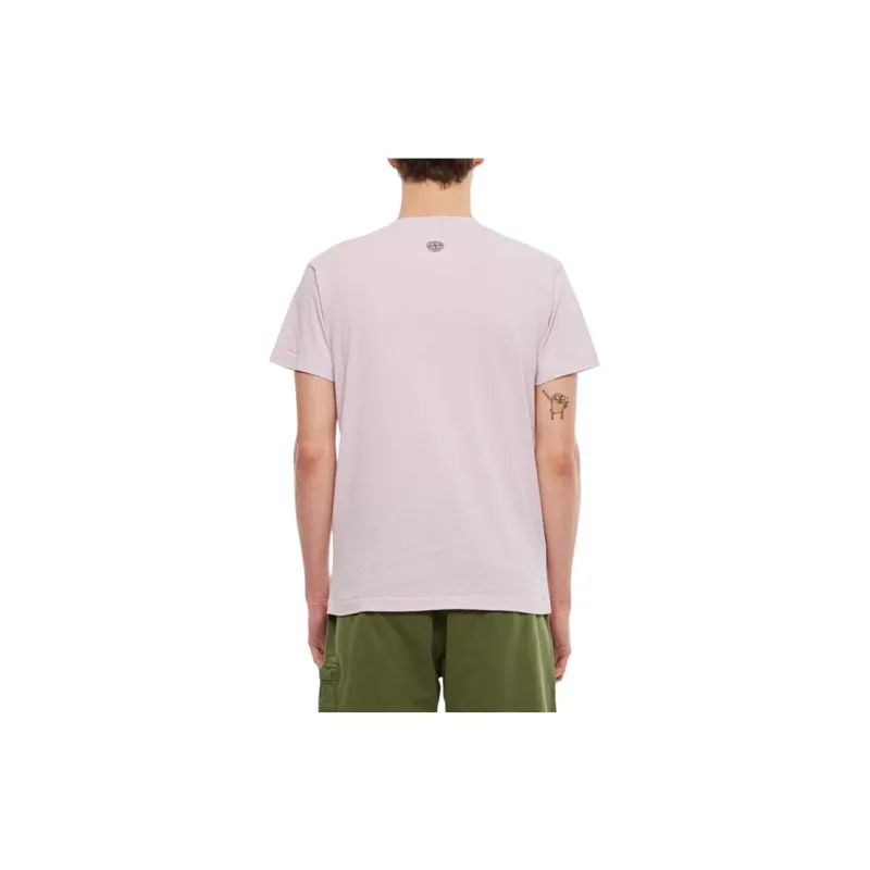 STONE ISLAND T Shirt Men's Pink-1