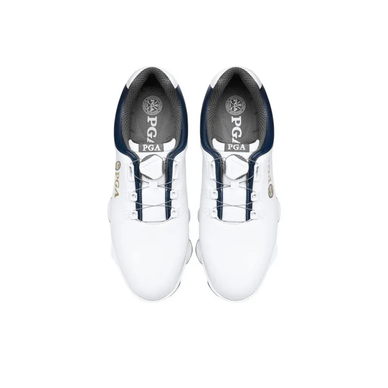 PGA Shock Absorbers With Slip Resistant Features Low Top Golf Shoes Men's Blue White-2