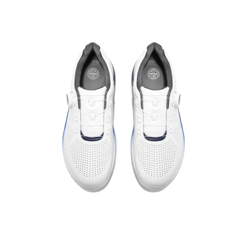 PGA Wear-Resistant Slip-Resistant Cushioning Low-Top Golf Shoes Men's White-2