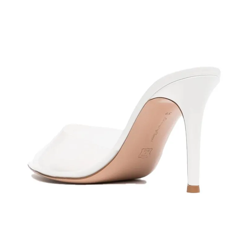GIANVITO ROSSI Elle 85mm Open-toe Mules-2