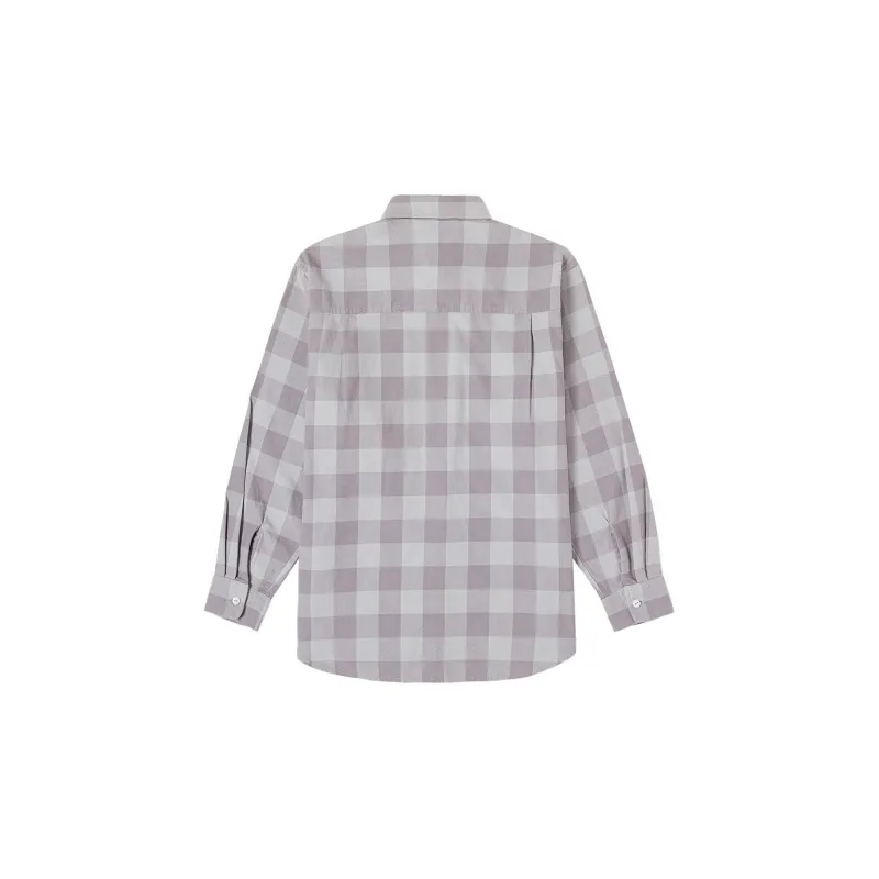 Vans Shirts Unisex Gray Plaid-1