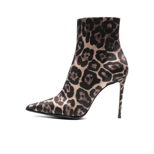 Le Silla Eva 100mm Leopard-print Boots