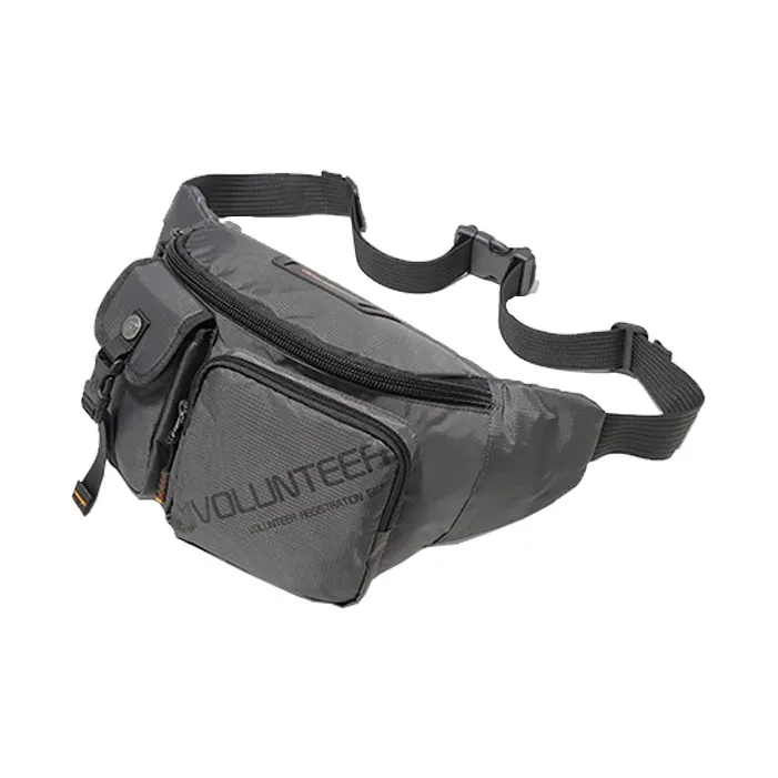 Volunteer Fashion Men's Oxford Shoulder Bag Medium Size Men's Black/Gray-8