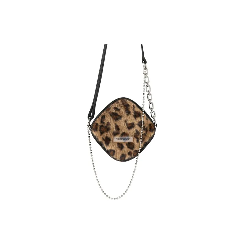 COMBACK Plush Crossbody Bag Trumpets Women's Night Black/Caramel Leopard Print/Mist Gray/Milk Tea Brown-4