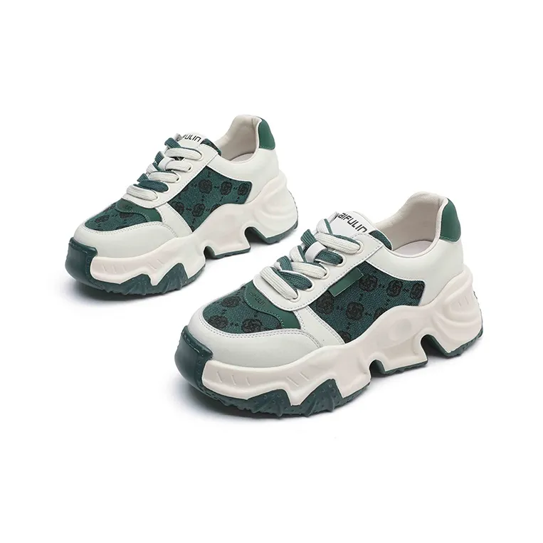 AIFUlIn Evelyn Abrasion Resistant Low Top Chunky Sneakers Women's-11