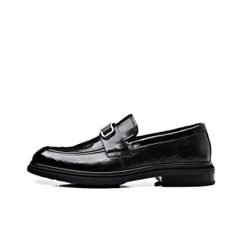 ZUWUDONG Loafers Men Low Top Black