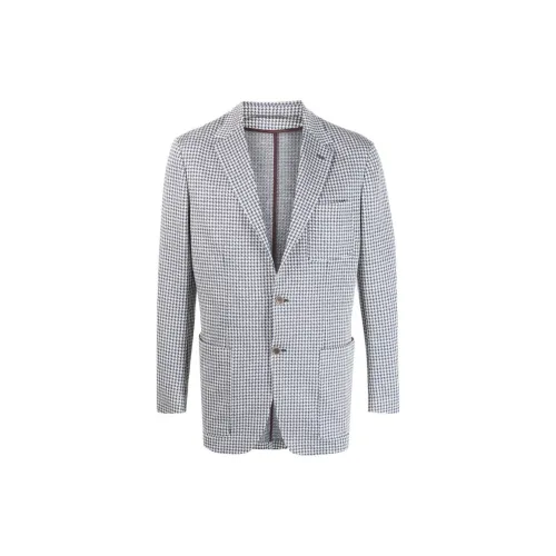 CANALI Houndstooth Single-breasted Blazer