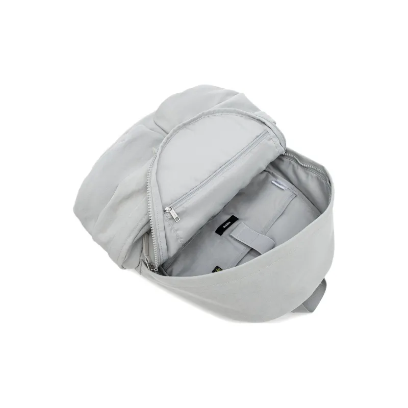 LiNing Cotton Backpack Unisex Gray-3