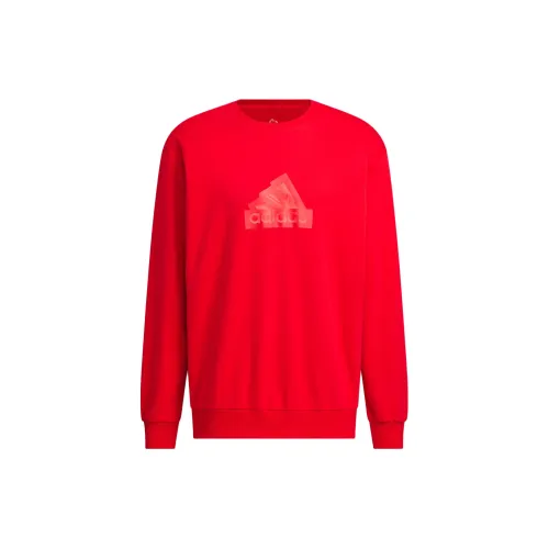 Adidas Year Of The Dragon CNY Series Sweatshirts Men Light Scarlet