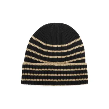 GAP Cotton-Acrylic Blend Beanies Unisex Black