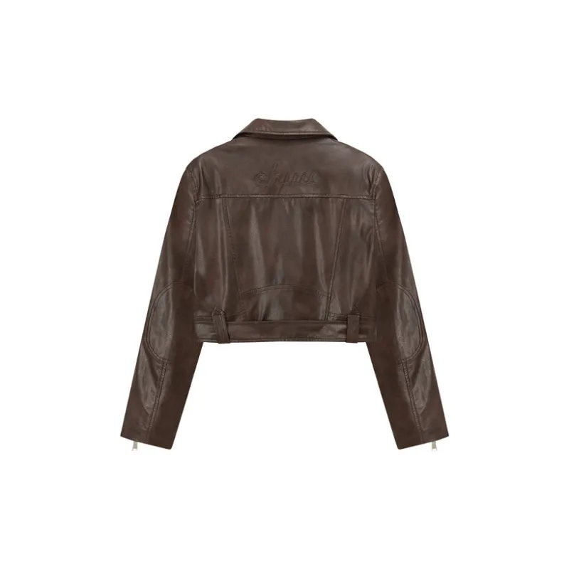 CHUU Leather Jackets Women's-2