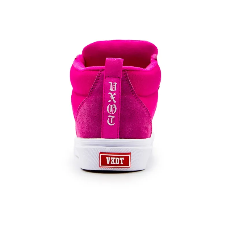 VXDT Wear Resistant Slip Resistant High Top Skateboard Shoes Unisex Dragon Fruit Red-4