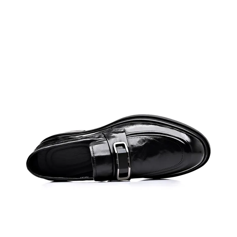 ZUWUDONG Loafers Men Low Top Black-3