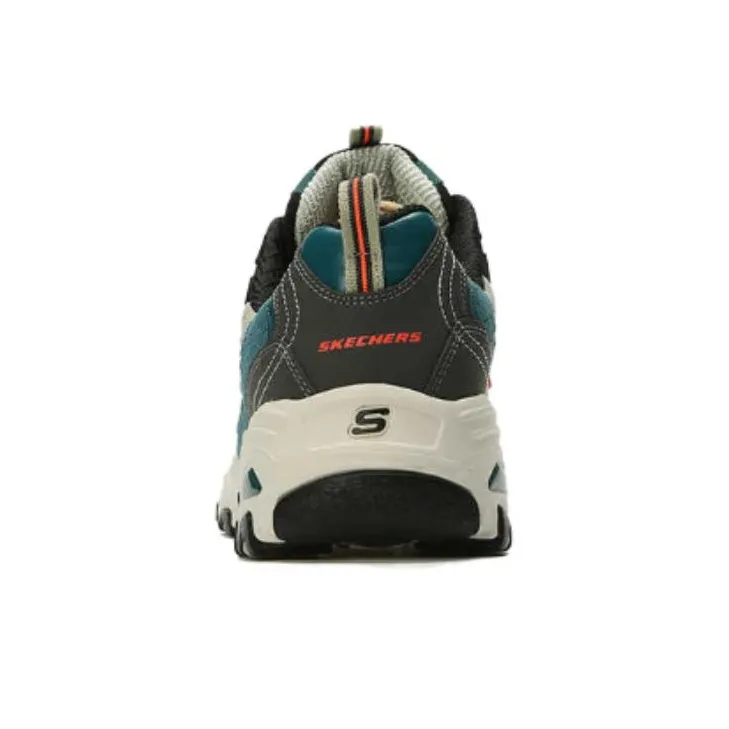 Skechers D'LITES 1.0 1.0 Anti-Slip Wear-Resistant Low-Top Casual Shoes Men's Gray Green Black-3