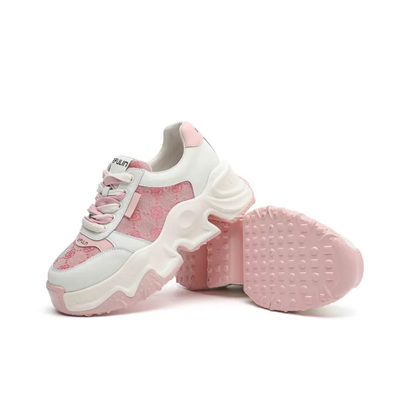 AIFUlIn Evelyn Abrasion Resistant Low Top Chunky Sneakers Women's-7