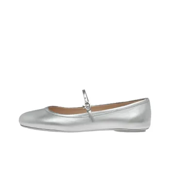 GIANVITO ROSSI Carla Leather Ballerina Flats