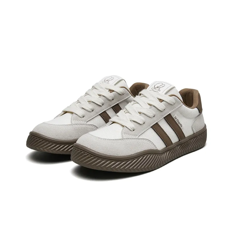 La Chapelle Wear-resistant And Lightweight Low-Top Skateboard Shoes Women's-11
