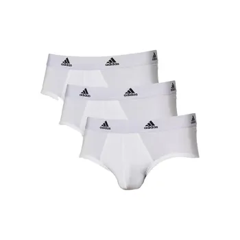 Adidas Skin Friendly, Breathable, Quick Drying, Abrasion Resistant Men's 3 Pack White
