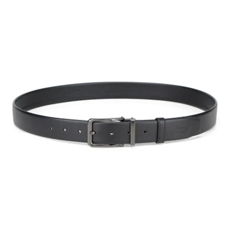 Crocodile Business Pin Buckle Young And Middle Aged Pants Belt Top Grain Cow Leather Leather Belts Men's Width 3.4CM-1