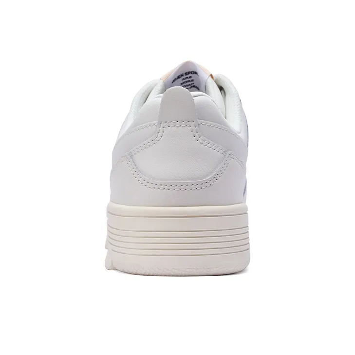 PONY M100 Cushioned Slip Resistant Low Top Skateboard Shoes Unisex White-3