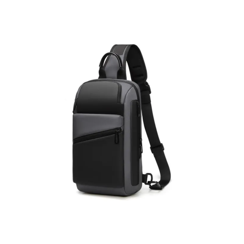 MingLu Polyester Sling Bag Regular Unisex Blue/Black/Gray/Camouflage/White/Dark Gray-10
