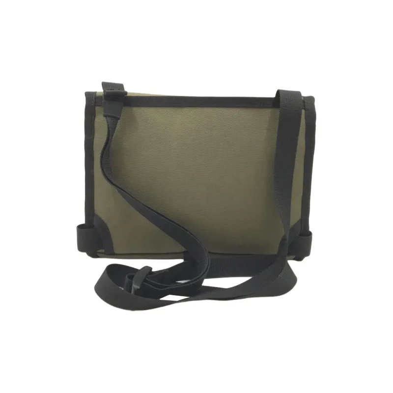 THE NORTH FACE Recycled Polyester Crossbody Bag, Shoulder Bag Unisex Gray Green-2