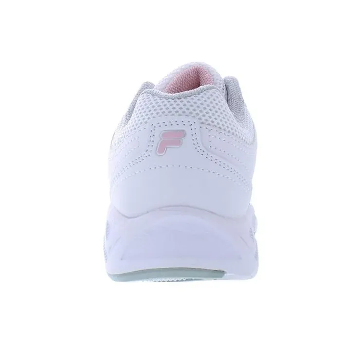 FILA Memory Valant 5 Abrasion Resistant Breathable Low Top Casual Shoes Women's White-4