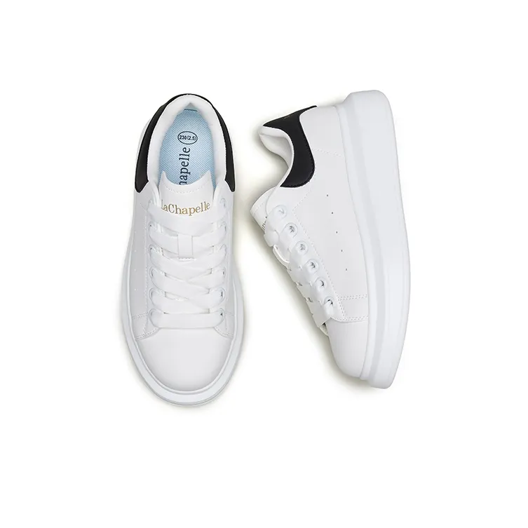La Chapelle Height Increasing Wear-Resistant Low-Top Skateboard Shoes Women's-2