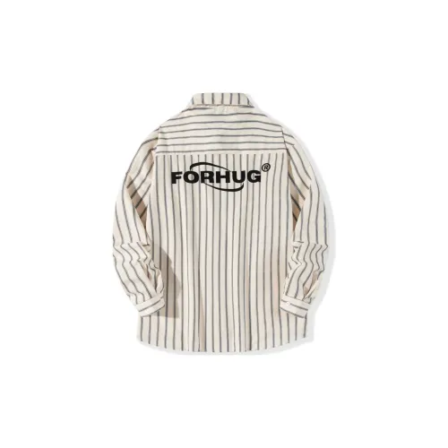 FORHUG Shirts Unisex Off-White Stripes