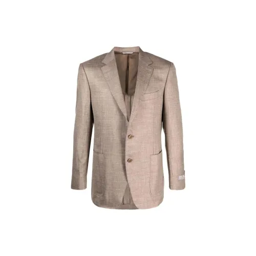 Canali Single-breasted Herringbone Blazer