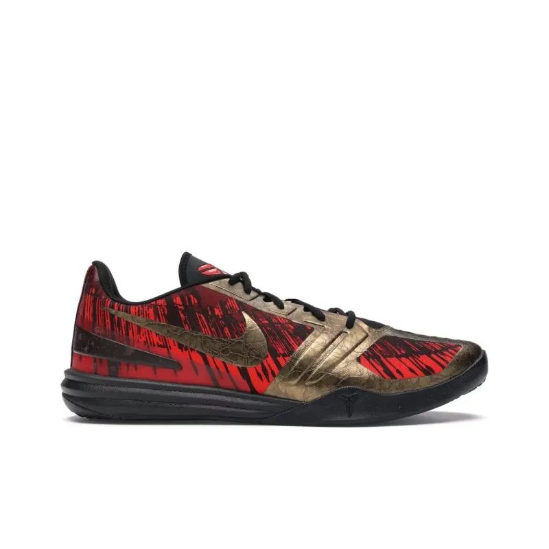 Nike Kb Mentality Black Metallic Gold Chilling Red-1
