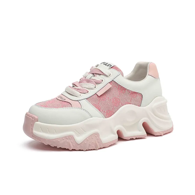 AIFUlIn Evelyn Abrasion Resistant Low Top Chunky Sneakers Women's-6