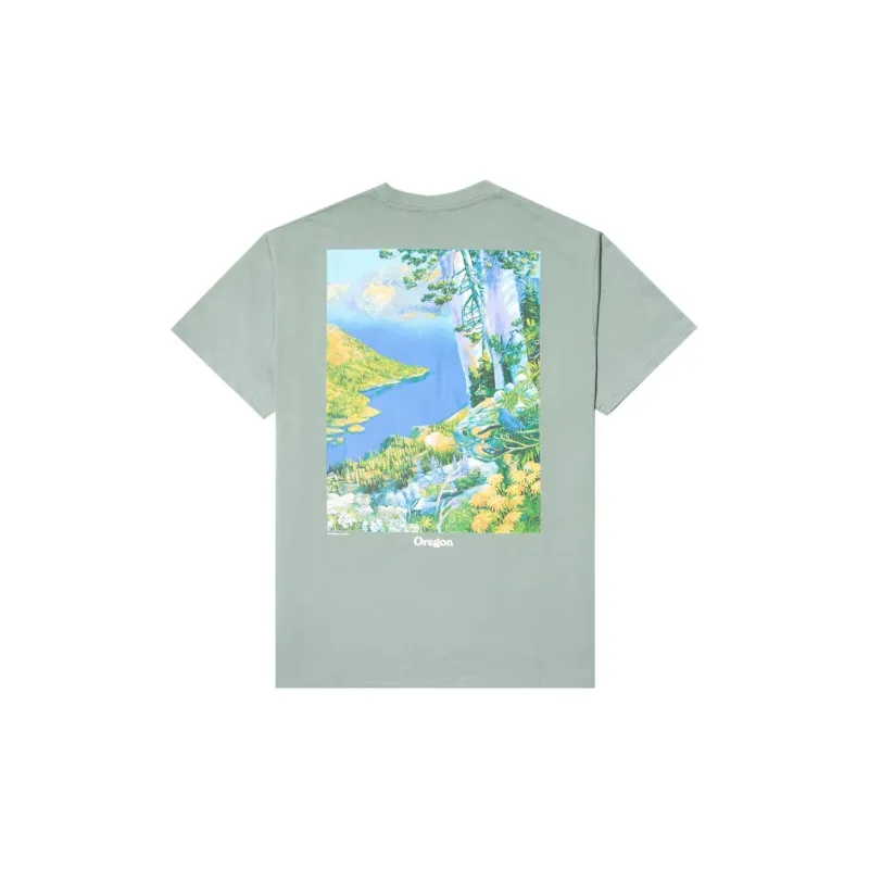 Nike ACG Short Sleeve Crater T Shirt Men's Clay Green-1