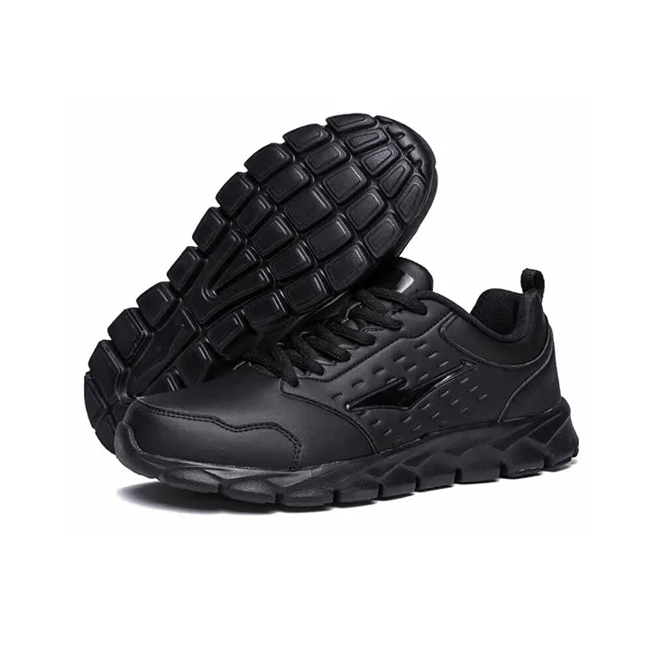 Erke Low Top Running Shoes Men's Black-4