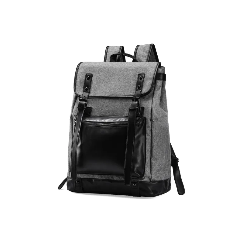 DRACONITE Canvas Students Backpack Regular Unisex Black-0
