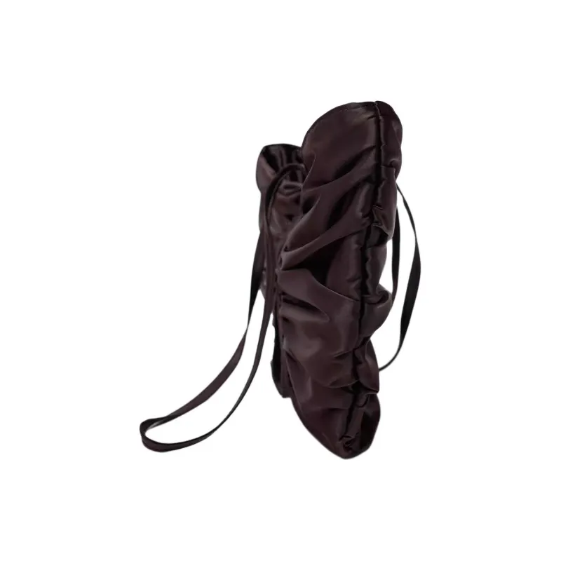 ZARA Polyester Shoulder Bag Crossbody Bag Handbag Mini Women's Dark Red-3
