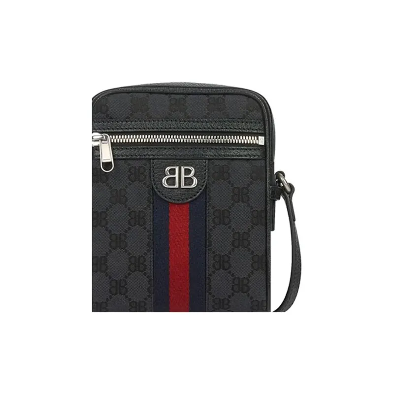 GUCCI X Balenciaga The Hacker Project Shoulder Zip Bag-4