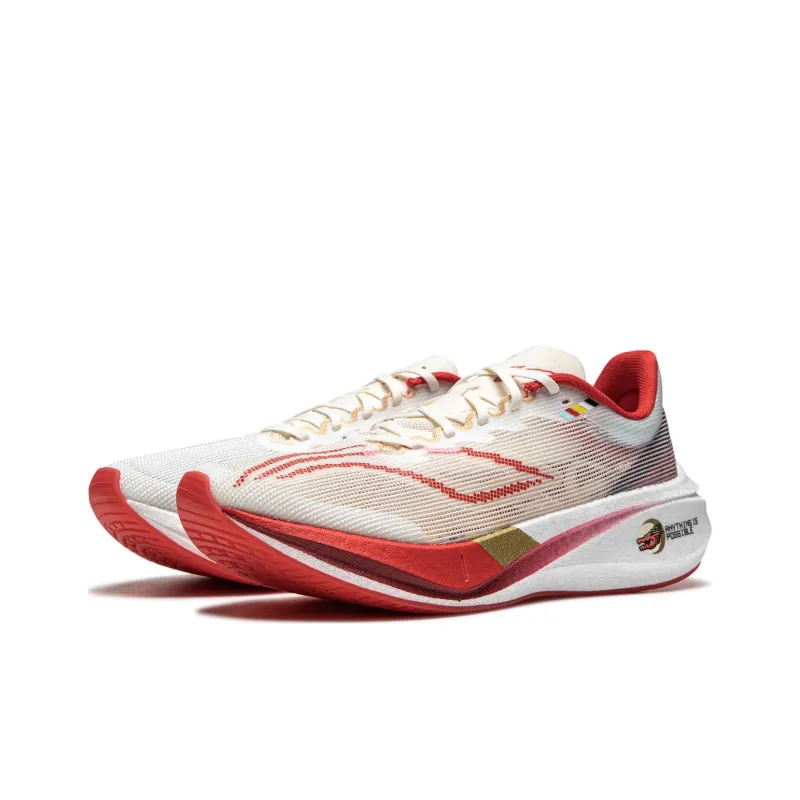 LINING Feidian 3 Challenger Running Shoes Women's Low Top Red/White-1